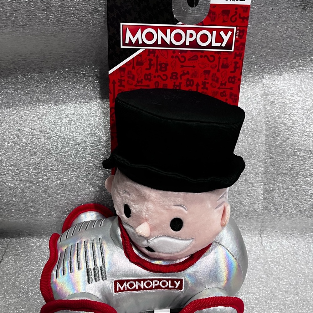 Monopoly Plush Toy with Black Hat